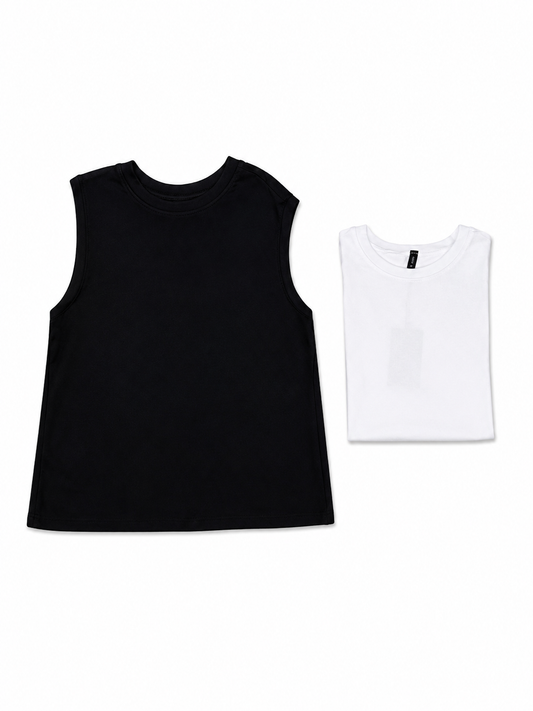 Canotta Oversize Taglio Vivo
