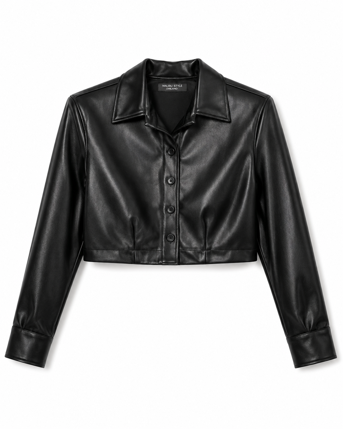 Blazer Crop Ecopelle