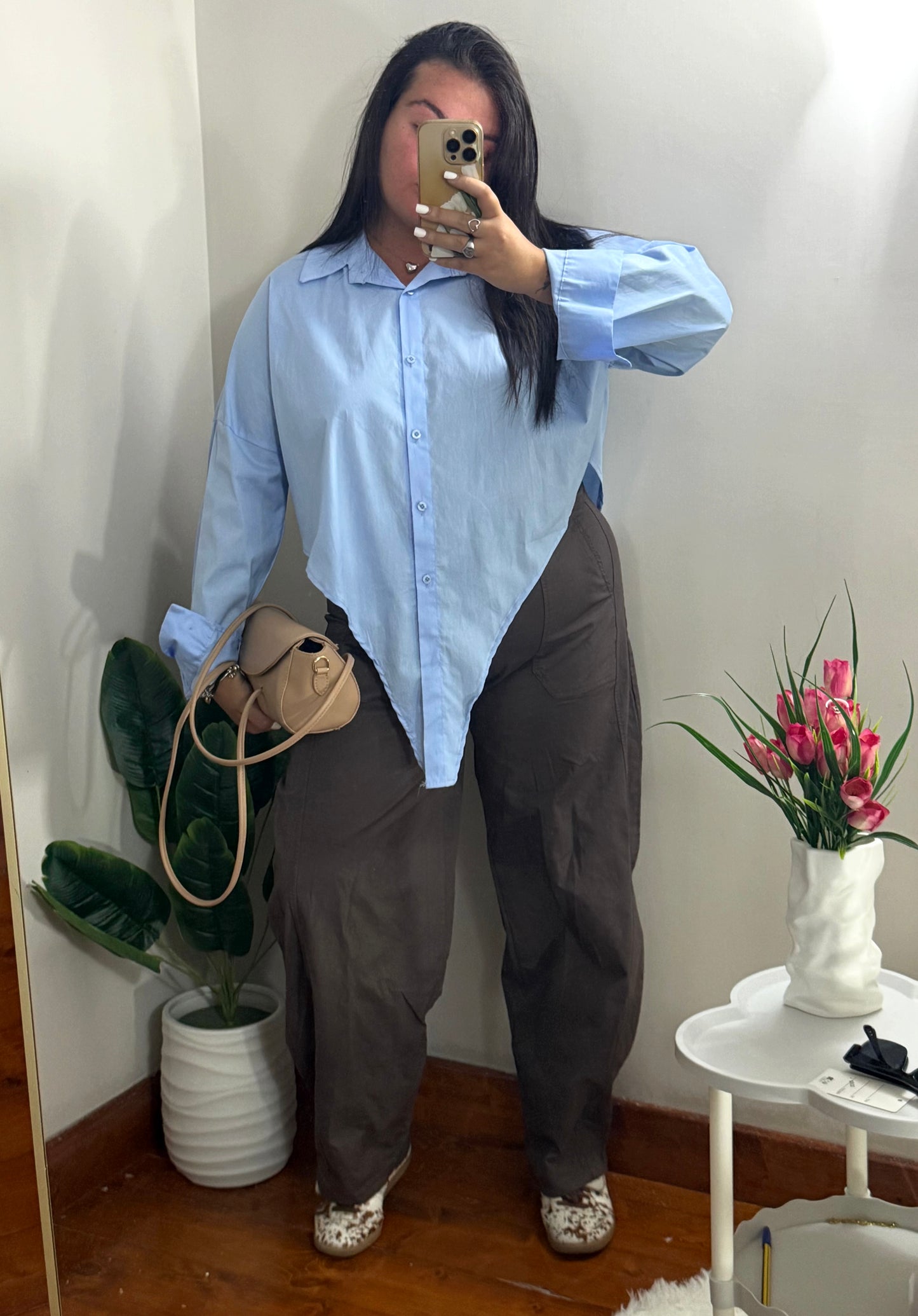 Jeans Sabrina Marrone