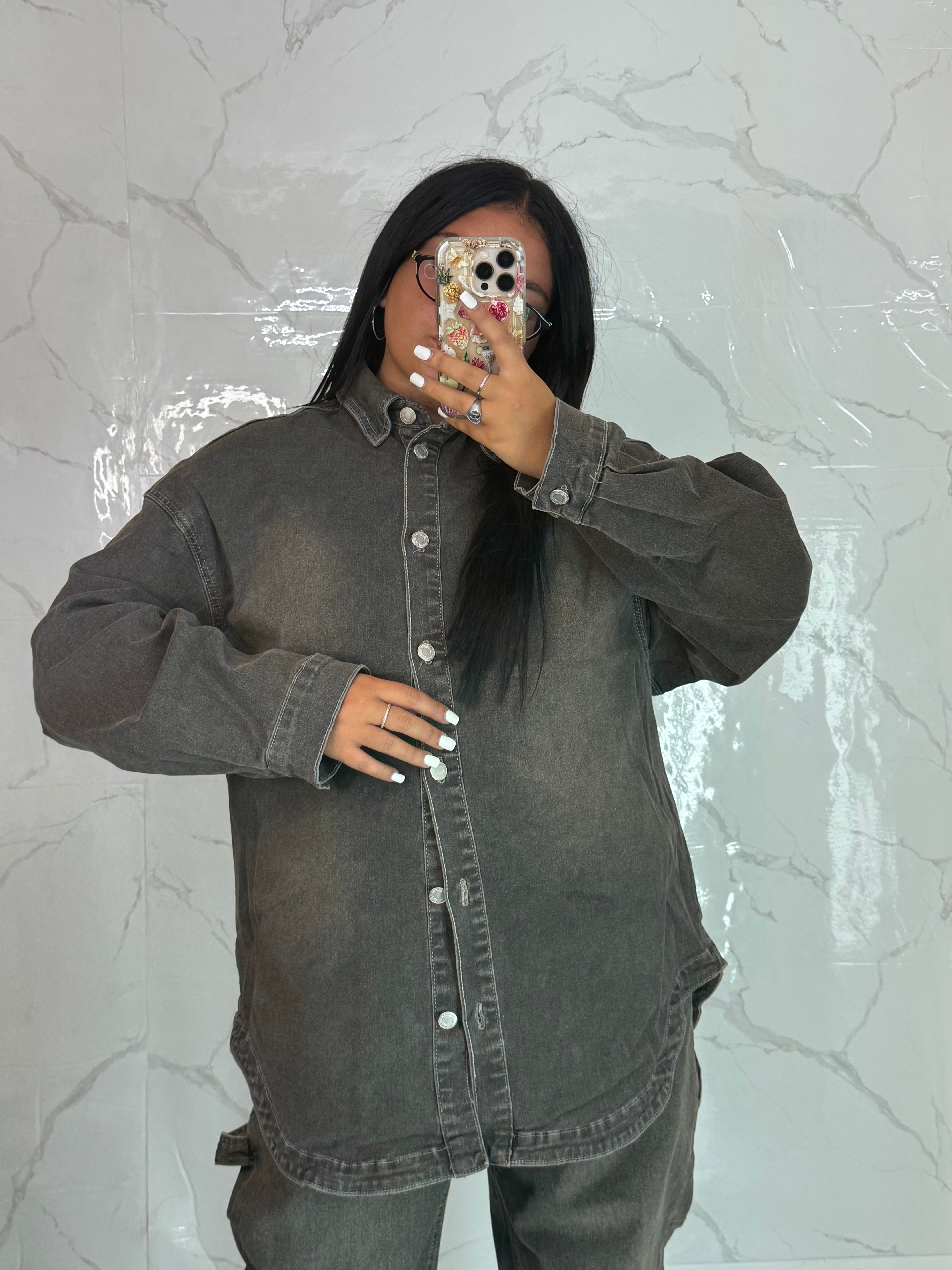 Coordinato Denim Grey