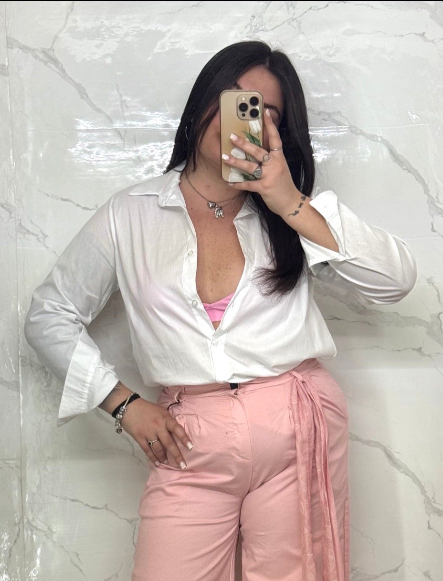 Camicia Cotone Oversize