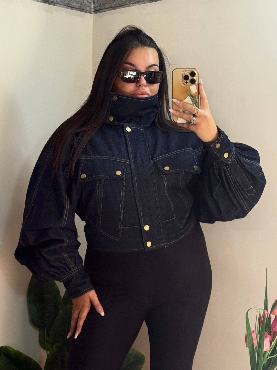 Giubbotto Denim Balloon