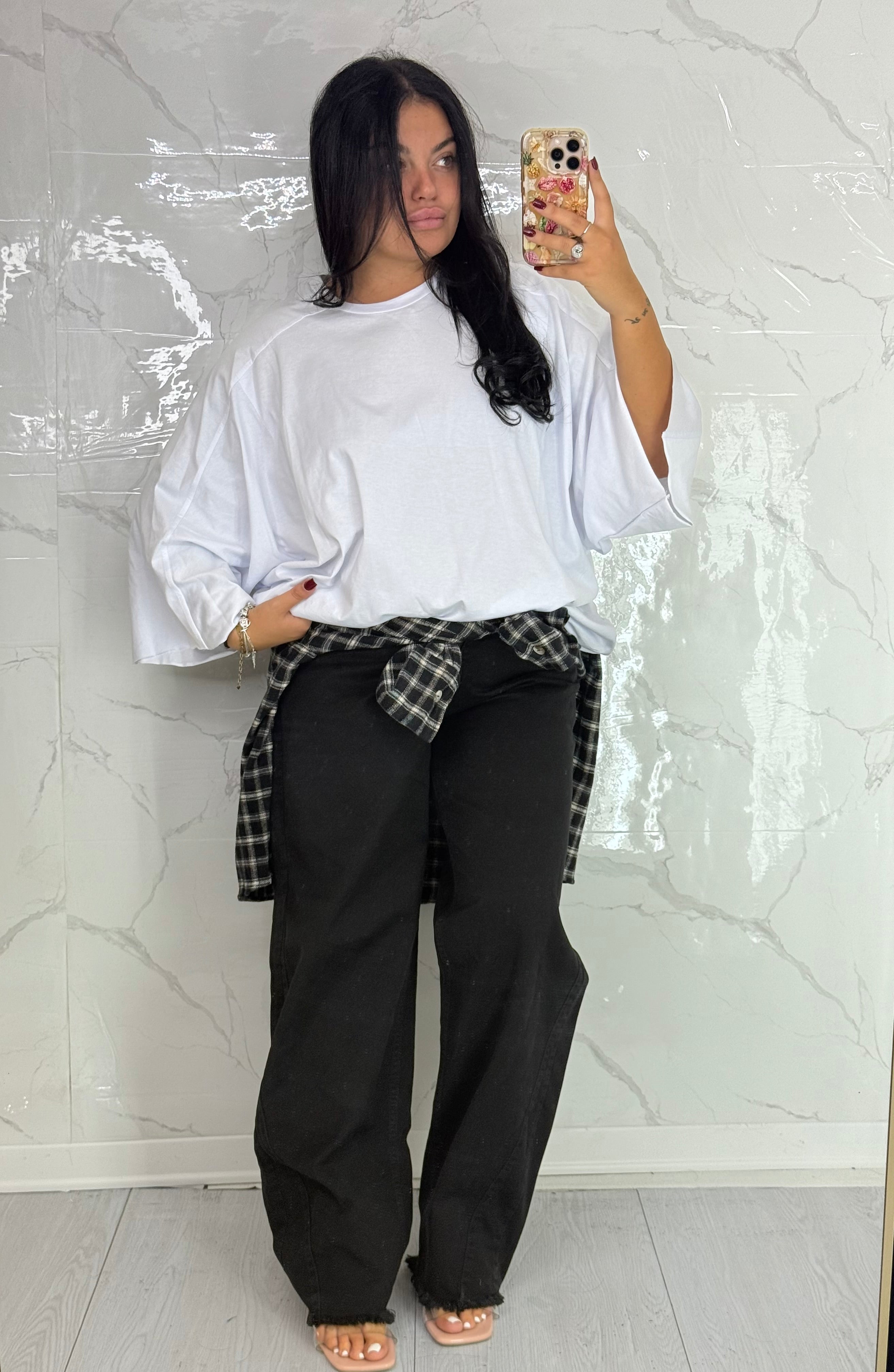 Jeans Noire Balloon