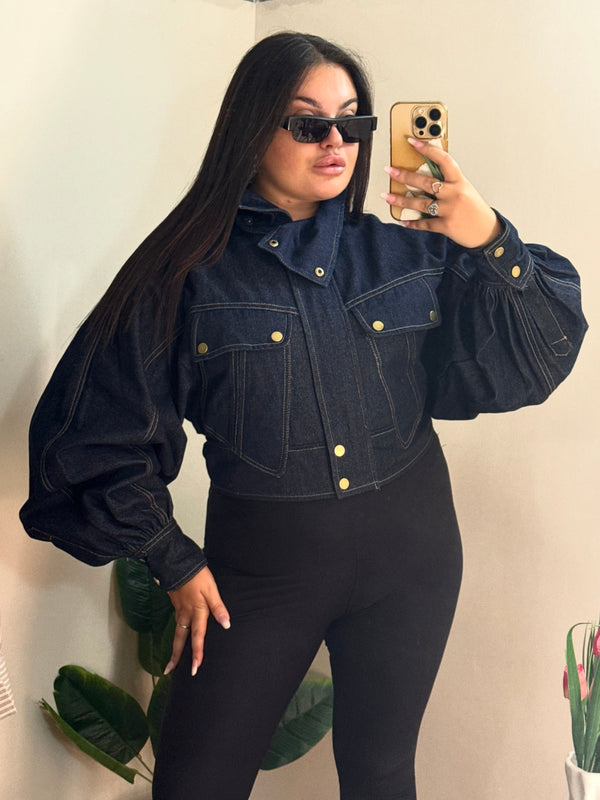 Giubbotto Denim Balloon