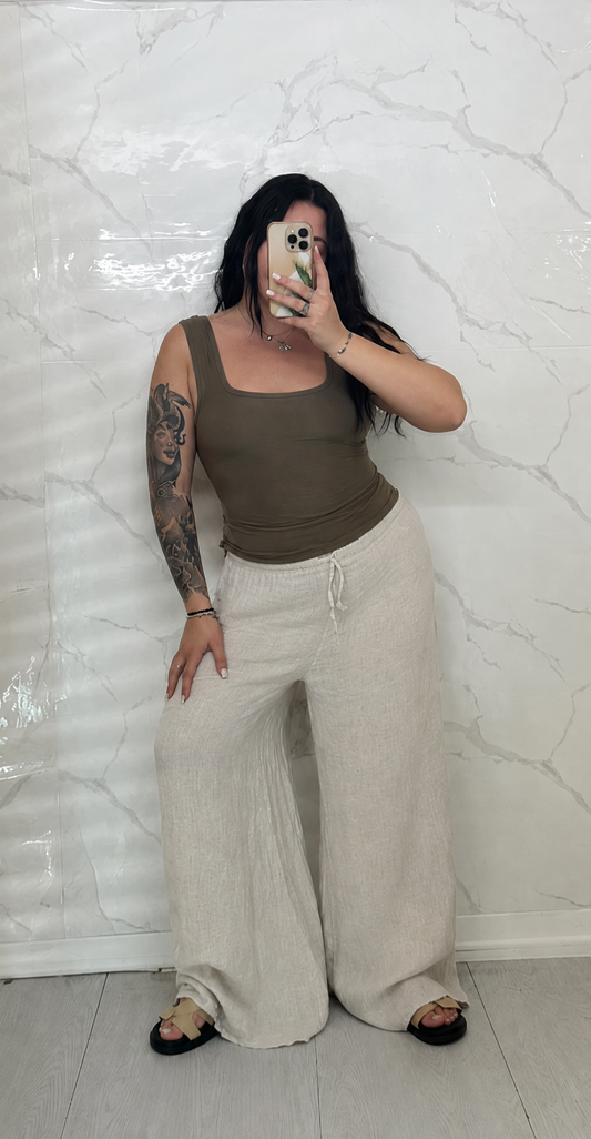 Pantalone Puro Lino