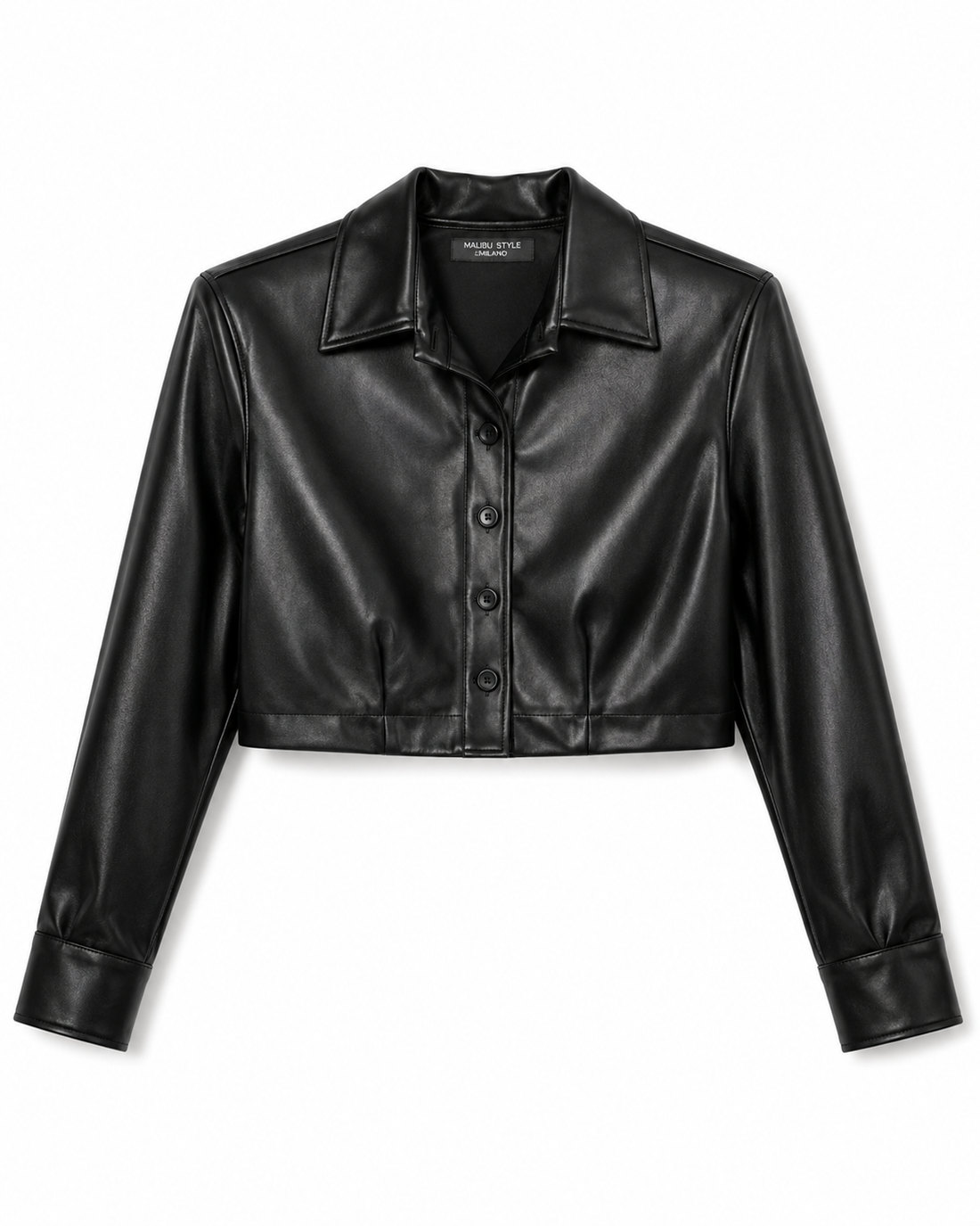 Blazer Crop Ecopelle